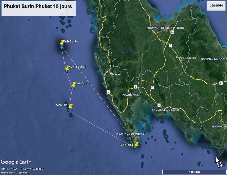 Phuket Surin en 15 jours